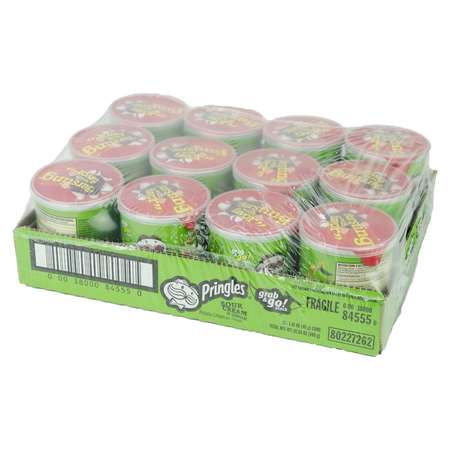 PRINGLES Pringles Sour Cream & Onion Potato Crisp 1.41 oz., PK36 3800084715
